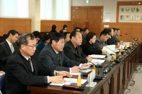 정선군 2009년도 지방재정 조기집행 비상대책 회의  