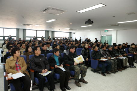 정선군 2009 새해영농설계교육 개최