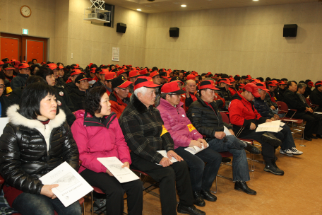 정선군 산불 전문 예방 진화대 특별 교육 실시